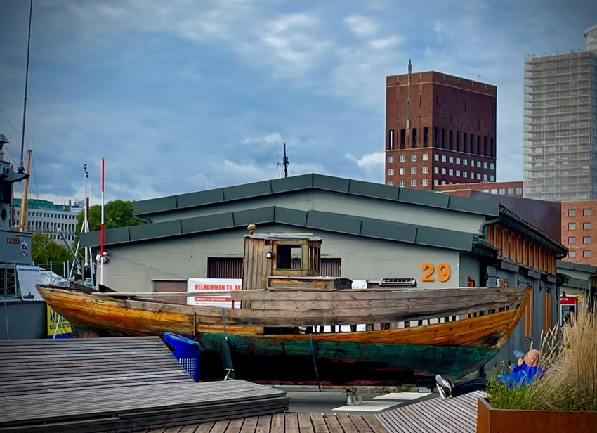 Fiskebåten Vesla fra Bleikøya